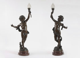 Auguste-Moreau-Pair-of-Lamps